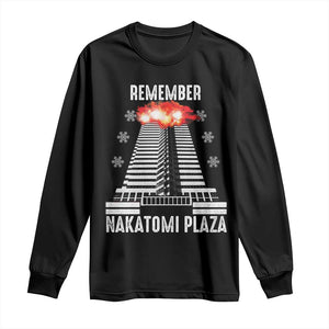Remember Nakatomi Plaza Long Sleeve Shirt Christmas Party 1988 Movie TS11 Black Print Your Wear