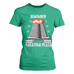 Remember Nakatomi Plaza T Shirt For Women Christmas Party 1988 Movie TS11 Irish Green Print Your Wear