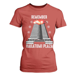 Remember Nakatomi Plaza T Shirt For Women Christmas Party 1988 Movie TS11 Red Print Your Wear