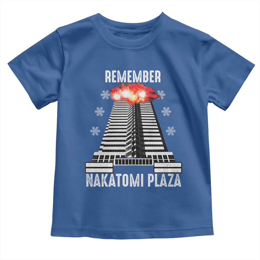 Remember Nakatomi Plaza Toddler T Shirt Christmas Party 1988 Movie TS11 Royal Blue Print Your Wear