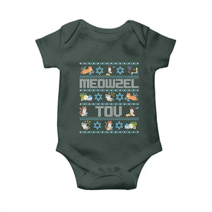 Funny Hanukkah Cats Baby Onesie Meowzel Tov Chanukah Menorah David Stars TS11 Print Your Wear