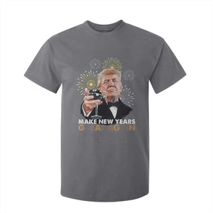 Funny Trump New Year T Shirt For Kid Make New Years Great Again Fireworks TS11 Charcoal Print Your Wear