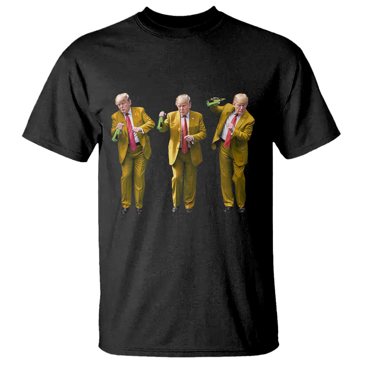 Funny Trump Dance Happy New Year 2025 T Shirt TS11 Black Print Your Wear