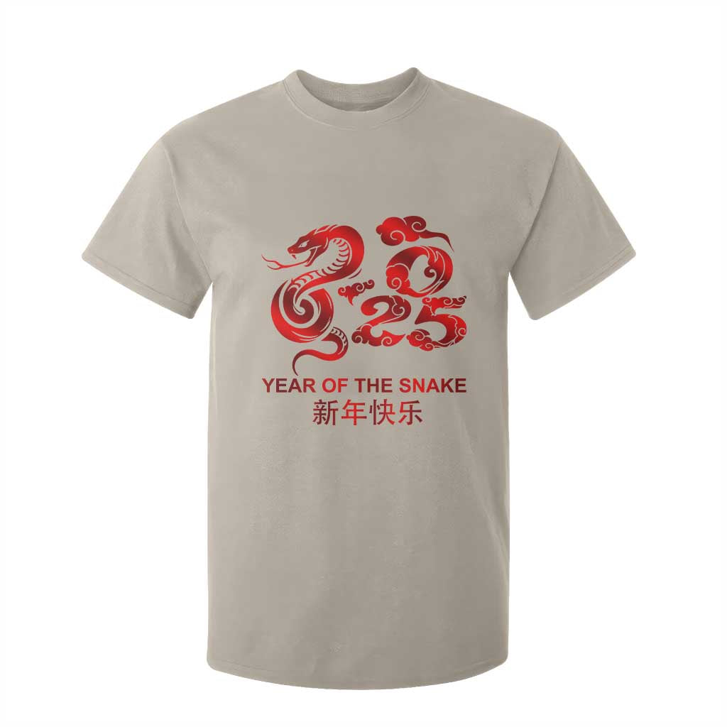 Year Of The Snake Lunar Chinese New Year 2025 T Shirt For Kid TS11 Sand Print Your Wear