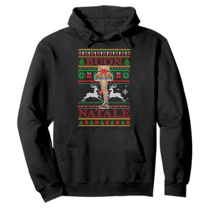 Funny Christmas Movie Hoodie Buon Natale Lamp Italian Christmas TS11 Black Print Your Wear