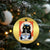 Funny Hanukkah Black Cat Eating Noodle Christmas Ornament TS11 Print Your Wear