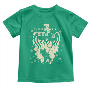 Funny Stranger Christmas Toddler T Shirt Heavy Metal Santa Upside Down TS11 Irish Green Print Your Wear