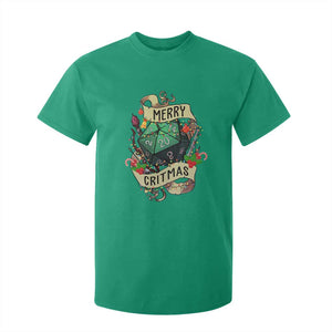 Funny Christmas Tabletop RPG T Shirt For Kid Merry Critmas D20 RPG Gamer Gaming TS11 Irish Green Print Your Wear