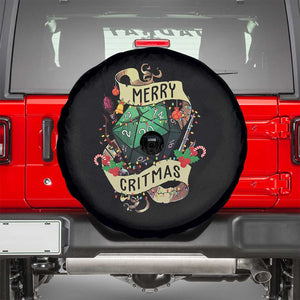 Funny Christmas Tabletop RPG Spare Tire Cover Merry Critmas D20 RPG Gamer Gaming TS11 Black Print Your Wear
