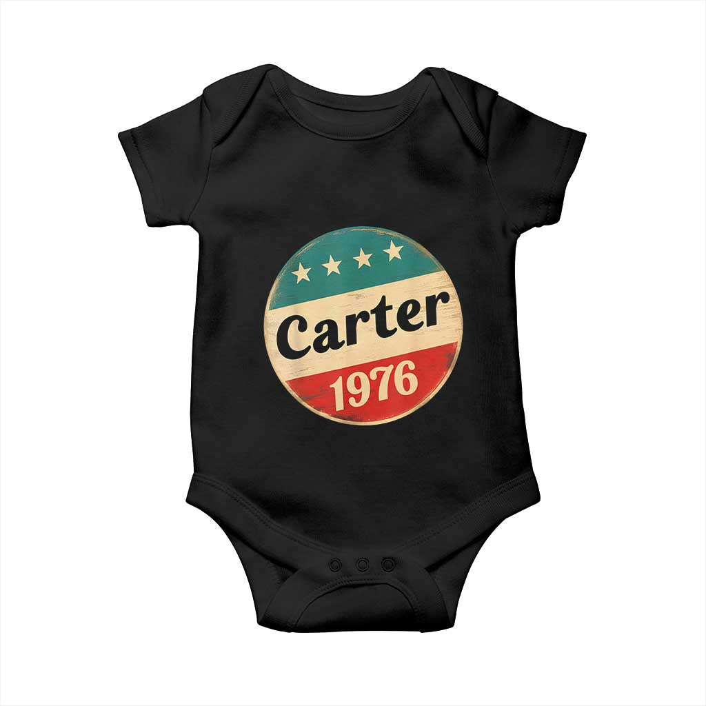 Jimmy Carter Supporter Baby Onesie 39th President U.S Presidential Election 1976 TS11 Black Print Your Wear