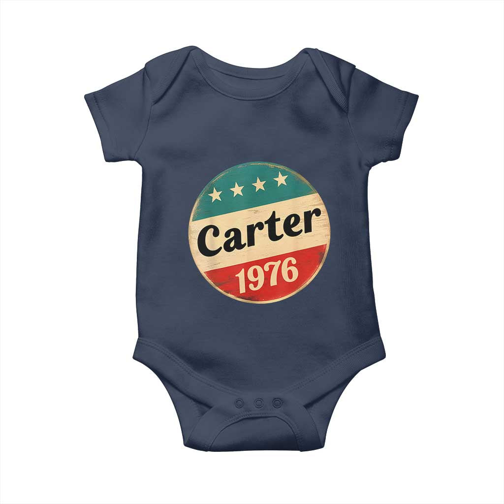 Jimmy Carter Supporter Baby Onesie 39th President U.S Presidential Election 1976 TS11 Navy Print Your Wear