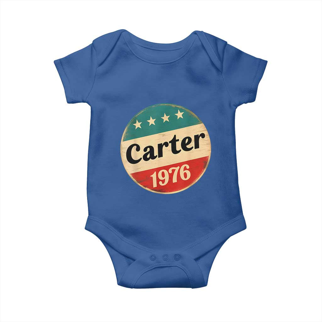 Jimmy Carter Supporter Baby Onesie 39th President U.S Presidential Election 1976 TS11 Royal Blue Print Your Wear