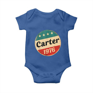 Jimmy Carter Supporter Baby Onesie 39th President U.S Presidential Election 1976 TS11 Royal Blue Print Your Wear