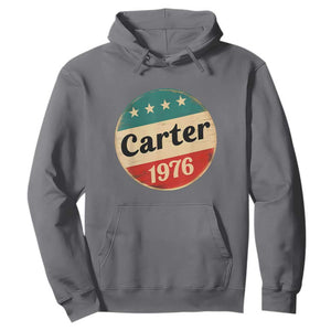 Jimmy Carter Supporter Hoodie 39th President U.S Presidential Election 1976 TS11 Charcoal Print Your Wear