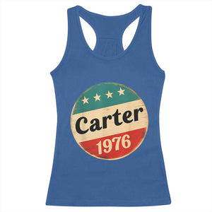 Jimmy Carter Supporter Racerback Tank Top 39th President U.S Presidential Election 1976 TS11 Royal Blue Print Your Wear