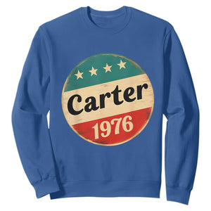 Jimmy Carter Supporter Sweatshirt 39th President U.S Presidential Election 1976 TS11 Royal Blue Print Your Wear