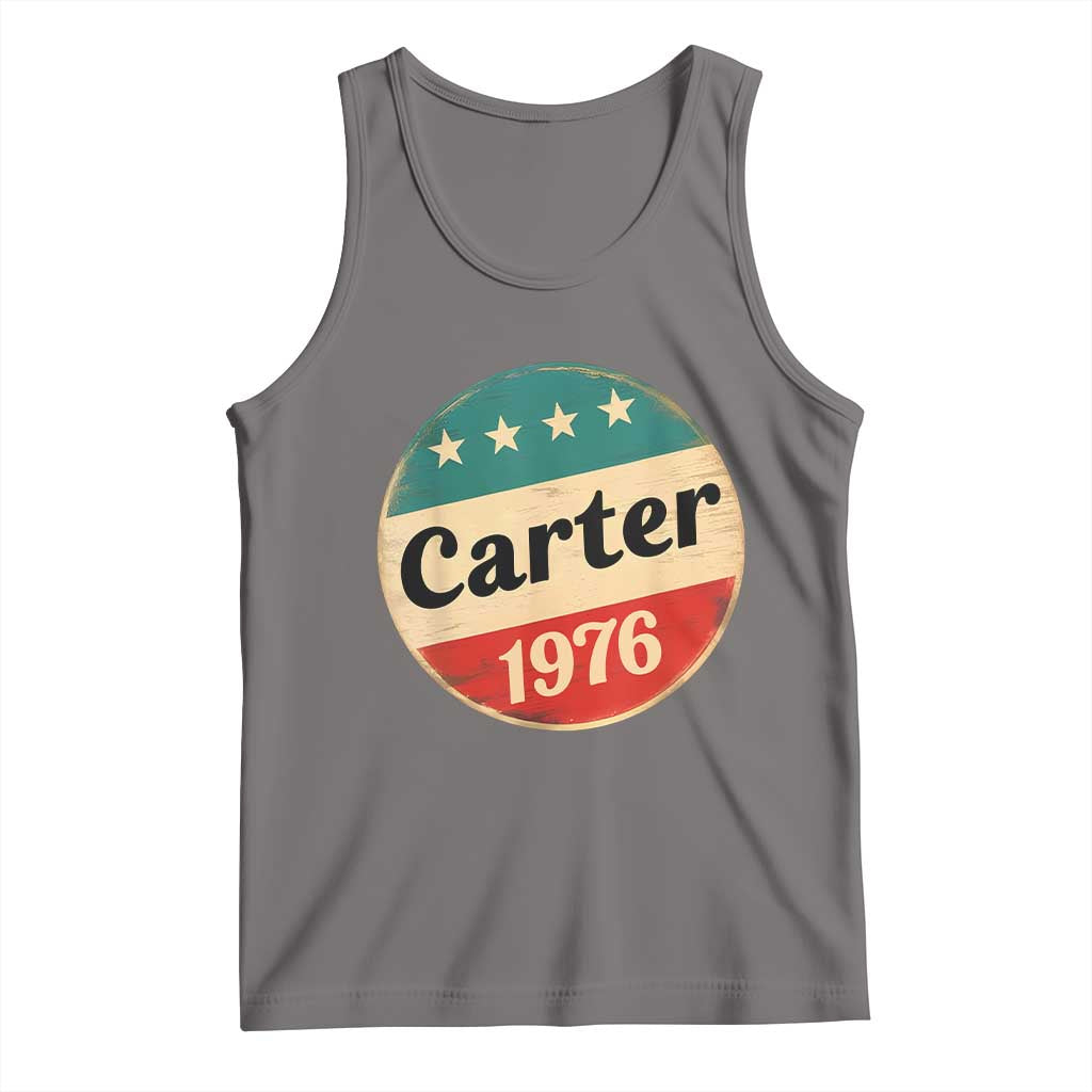 Jimmy Carter Supporter Tank Top 39th President U.S Presidential Election 1976 TS11 Deep Heather Print Your Wear
