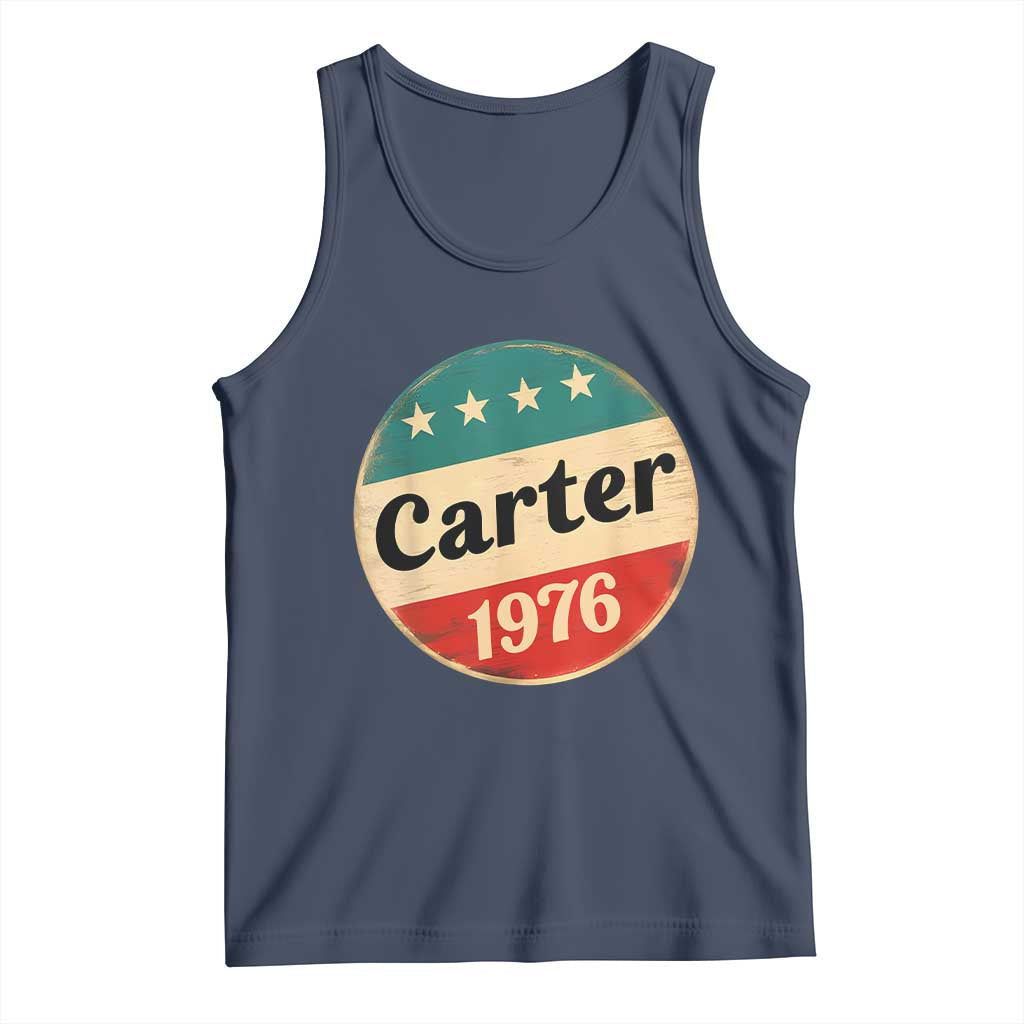 Jimmy Carter Supporter Tank Top 39th President U.S Presidential Election 1976 TS11 Navy Print Your Wear