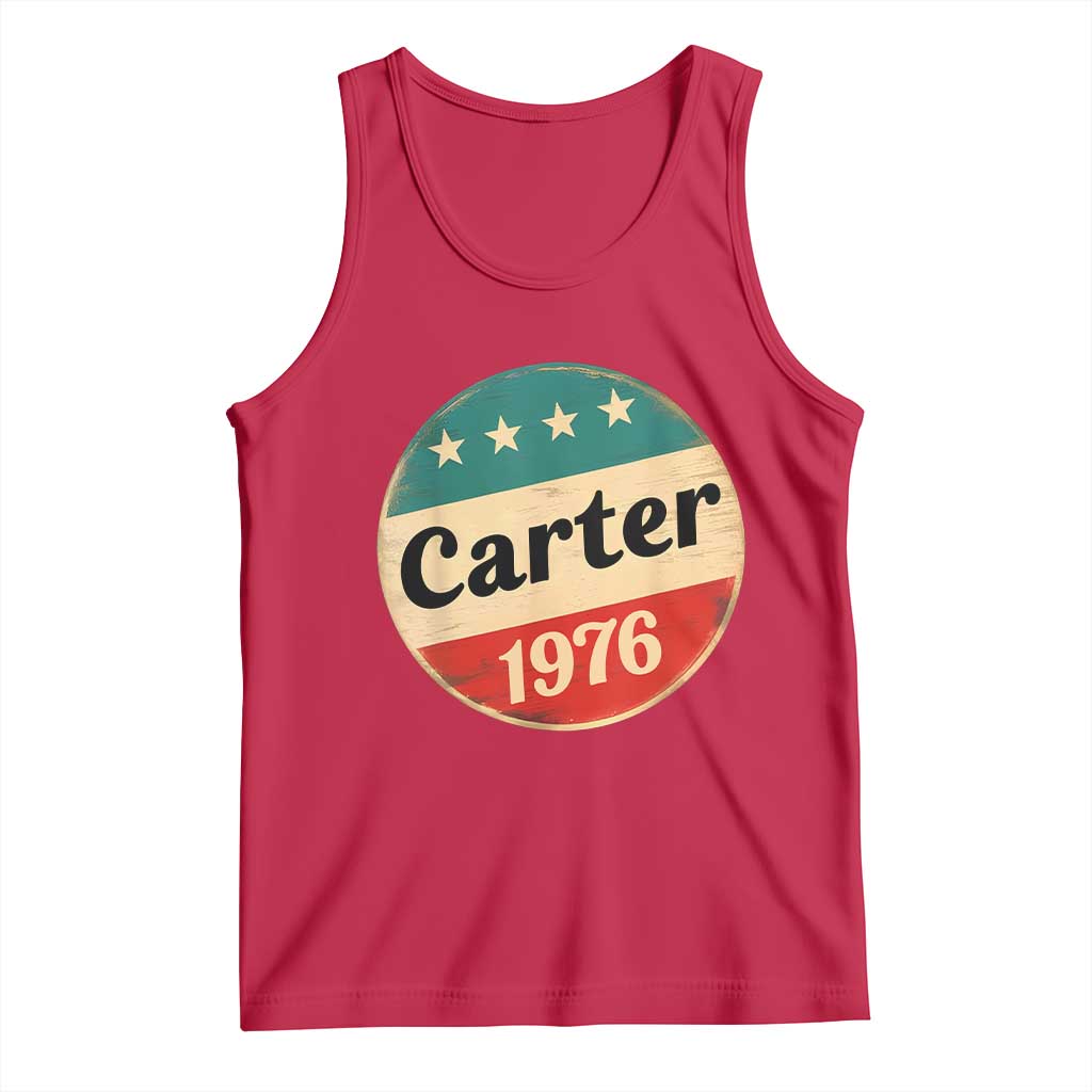 Jimmy Carter Supporter Tank Top 39th President U.S Presidential Election 1976 TS11 Red Print Your Wear