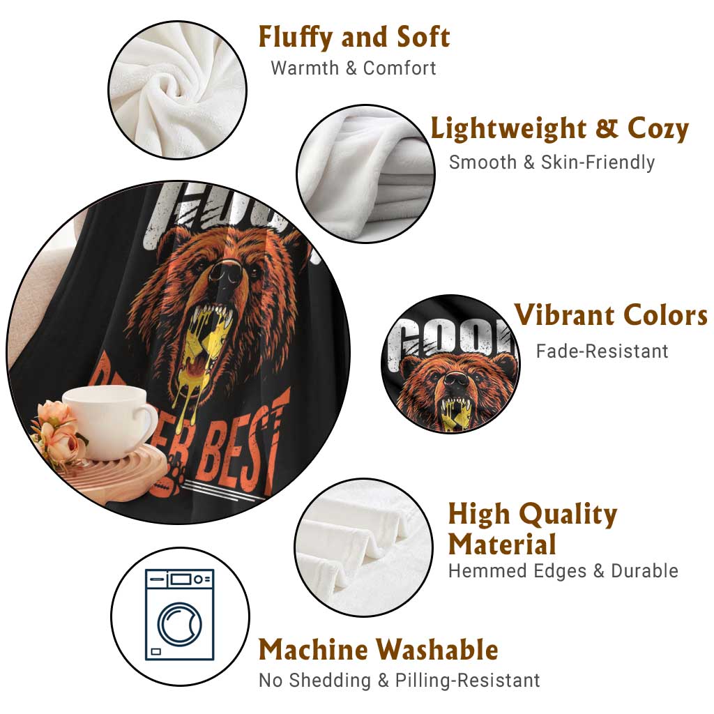 Funny Good Better Best Throw Blanket BR Eating Cheese CFB Football Fans TS11 Print Your Wear