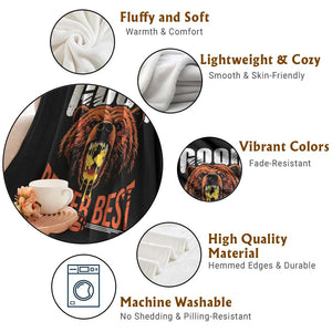 Funny Good Better Best Throw Blanket BR Eating Cheese CFB Football Fans TS11 Print Your Wear