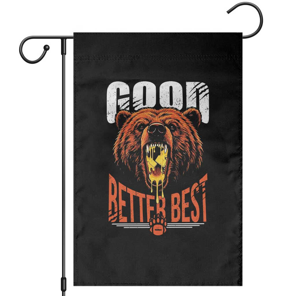 Funny Good Better Best Garden Flag BR Eating Cheese CFB Football Fans TS11 Black Print Your Wear