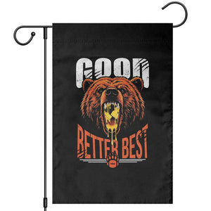 Funny Good Better Best Garden Flag BR Eating Cheese CFB Football Fans TS11 Black Print Your Wear