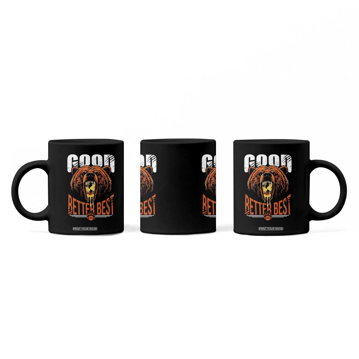Funny Good Better Best Coffee Mug BR Eating Cheese CFB Football Fans TS11 Print Your Wear
