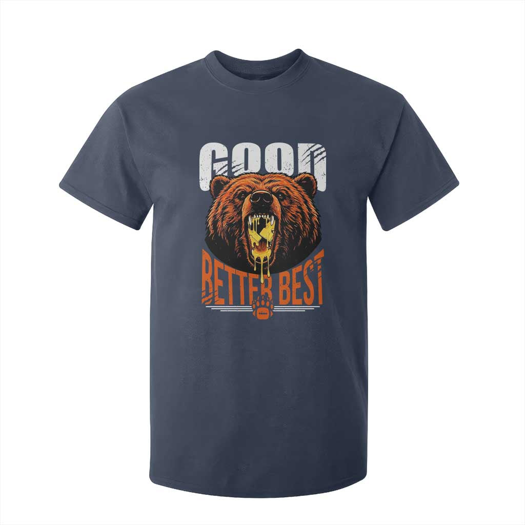 Funny Good Better Best T Shirt For Kid BR Eating Cheese CFB Football Fans TS11 Navy Print Your Wear