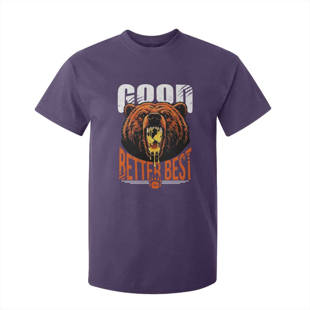 Funny Good Better Best T Shirt For Kid BR Eating Cheese CFB Football Fans TS11 Purple Print Your Wear