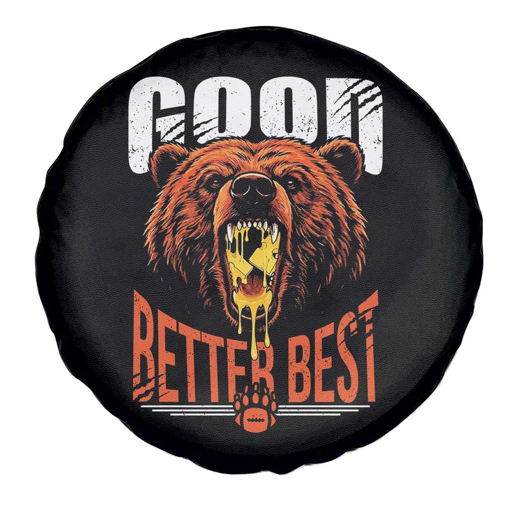 Funny Good Better Best Spare Tire Cover BR Eating Cheese CFB Football Fans TS11 Print Your Wear