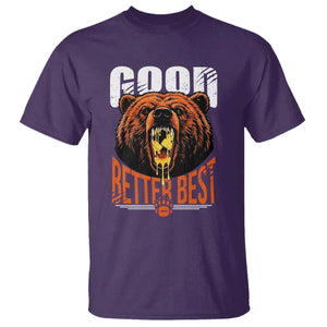 Funny Good Better Best T Shirt BR Eating Cheese CFB Football Fans TS11 Purple Print Your Wear