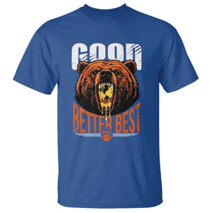Funny Good Better Best T Shirt BR Eating Cheese CFB Football Fans TS11 Royal Blue Print Your Wear