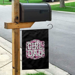 Girl Dad Garden Flag Pink Camo Hunting Daddy Father's Day TS11 Print Your Wear