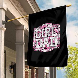 Girl Dad Garden Flag Pink Camo Hunting Daddy Father's Day TS11 Print Your Wear