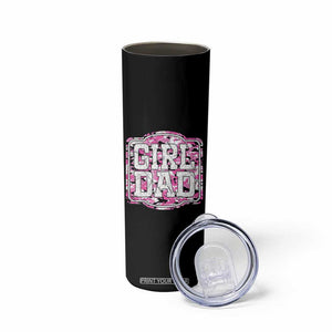 Girl Dad Skinny Tumbler Pink Camo Hunting Daddy Father's Day TS11 Print Your Wear