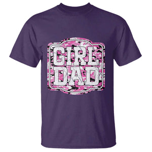 Girl Dad T Shirt Pink Camo Hunting Daddy Father's Day TS11 Purple Print Your Wear