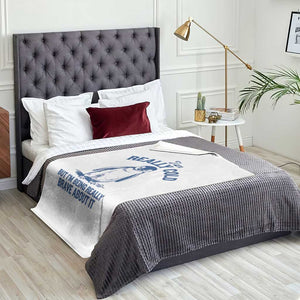 I Am Really Cold But I'm Being Really Brave About It Penguin Throw Blanket TS11 Print Your Wear