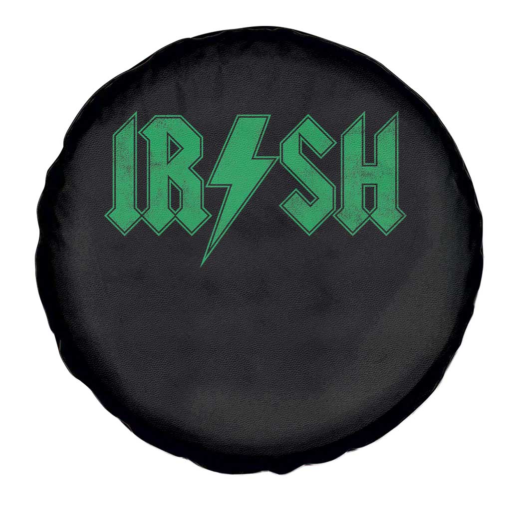 Funny Irish Rocker St Patrickss Day Lightning Bolt Rock and Roll Spare Tire Cover TS11 Print Your Wear