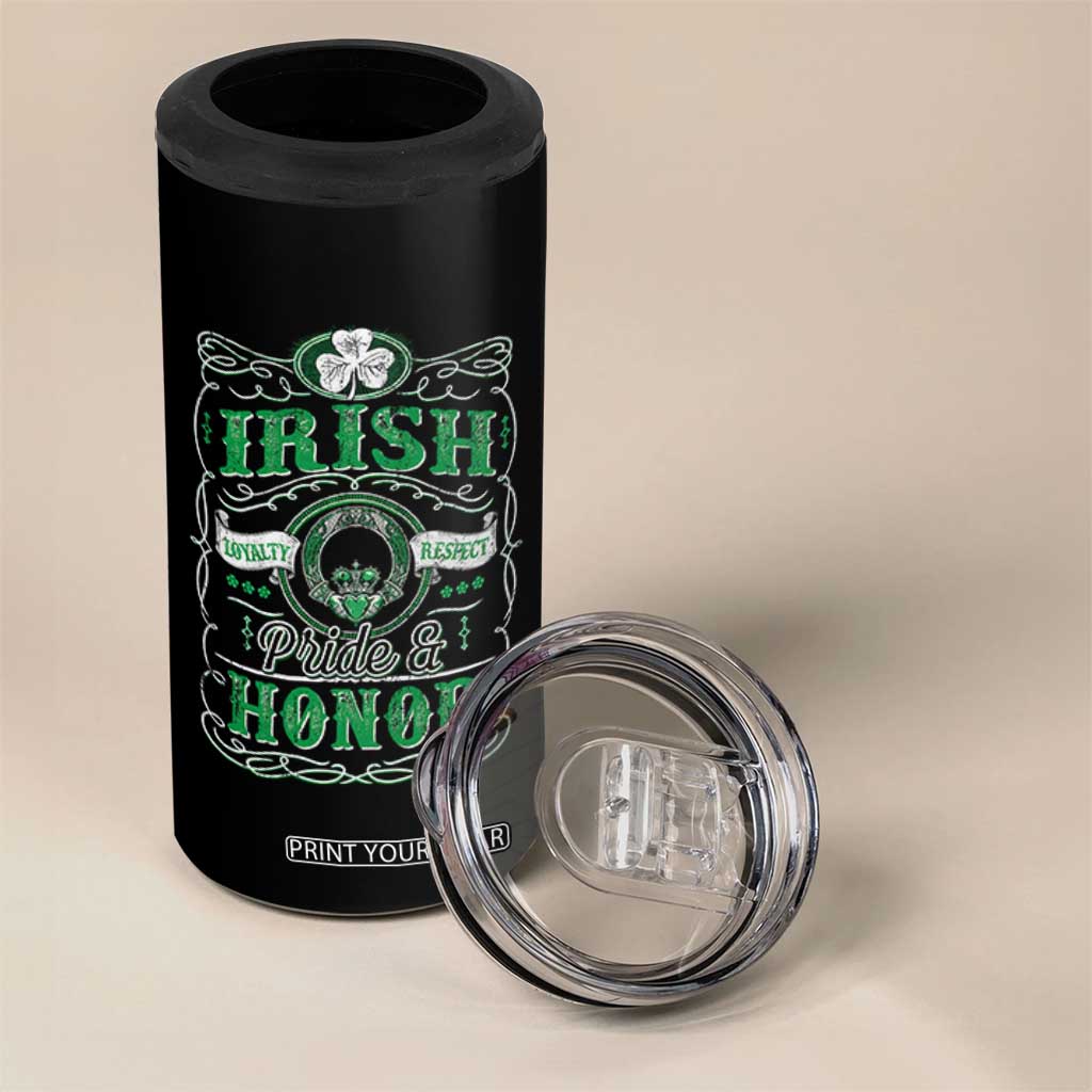 Vintage Irish Pride And Honor St Patricks Day 4 in 1 Can Cooler Tumbler TS11 Print Your Wear