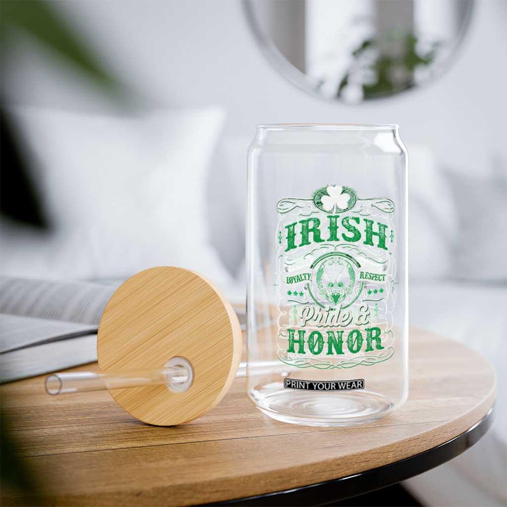 Vintage Irish Pride And Honor St Patricks Day Glass Can TS11 Print Your Wear