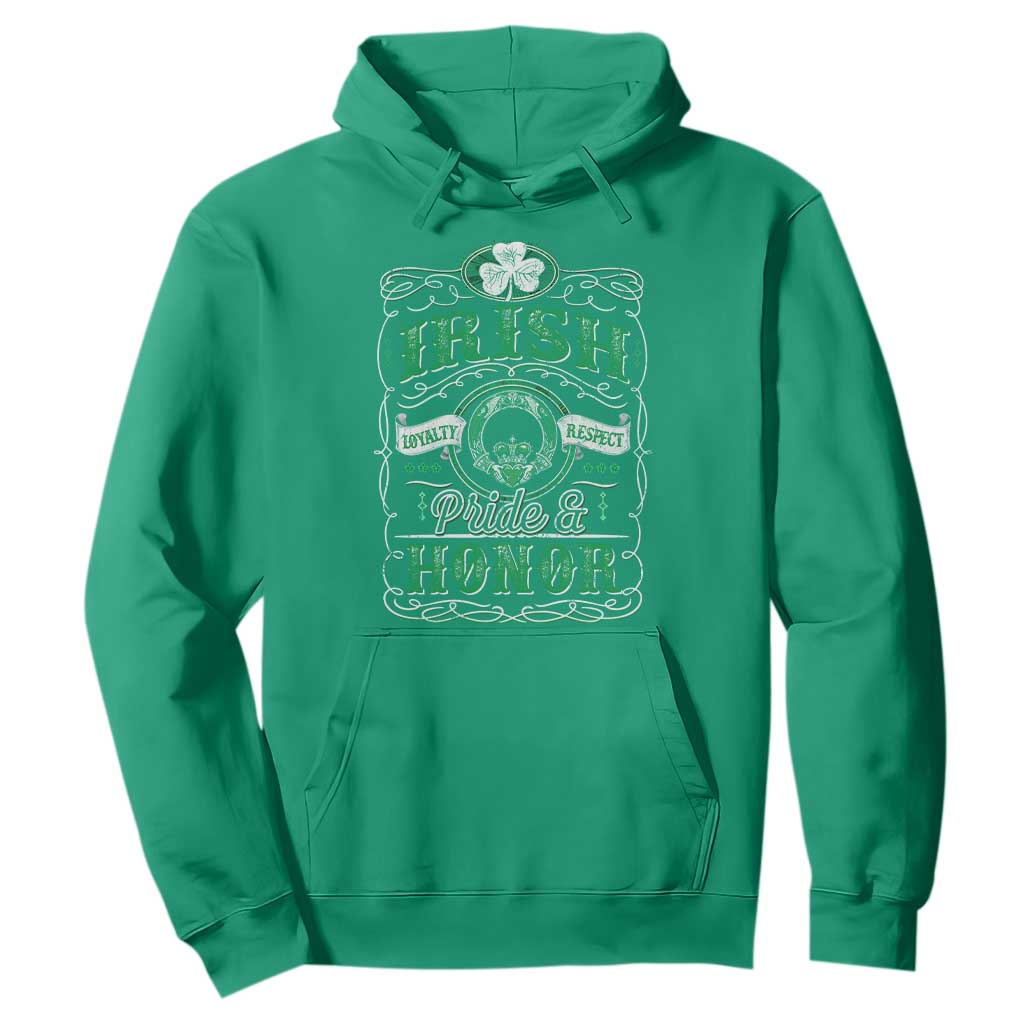 Vintage Irish Pride And Honor St Patricks Day Hoodie TS11 Irish Green Print Your Wear