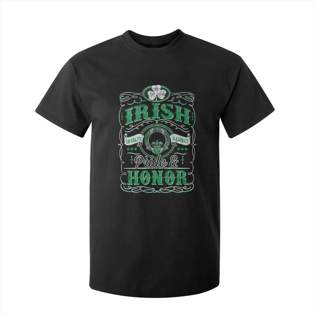 Vintage Irish Pride And Honor St Patricks Day T Shirt For Kid TS11 Black Print Your Wear