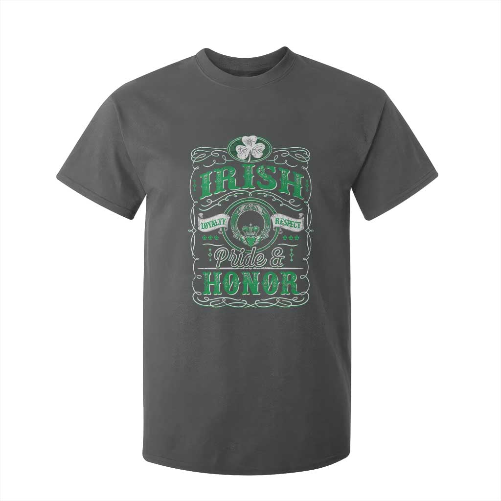 Vintage Irish Pride And Honor St Patricks Day T Shirt For Kid TS11 Dark Heather Print Your Wear