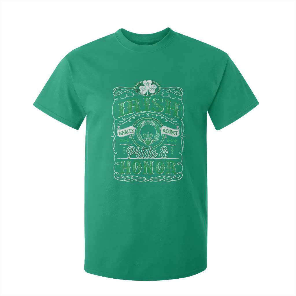 Vintage Irish Pride And Honor St Patricks Day T Shirt For Kid TS11 Irish Green Print Your Wear