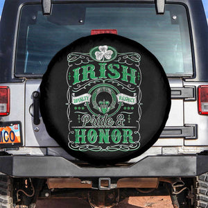 Vintage Irish Pride And Honor St Patricks Day Spare Tire Cover TS11 No hole Black Print Your Wear