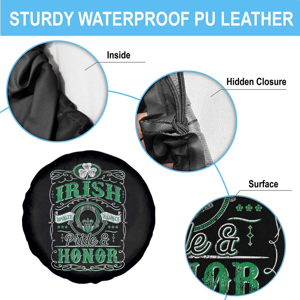 Vintage Irish Pride And Honor St Patricks Day Spare Tire Cover TS11 Print Your Wear