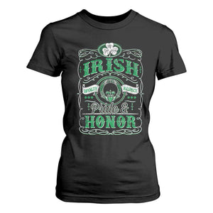 Vintage Irish Pride And Honor St Patricks Day T Shirt For Women TS11 Black Print Your Wear