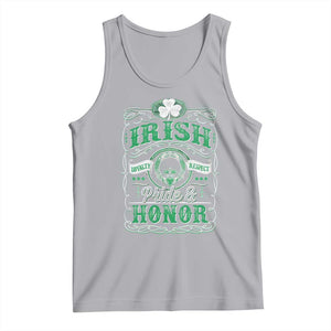 Vintage Irish Pride And Honor St Patricks Day Tank Top TS11 Athletic Heather Print Your Wear