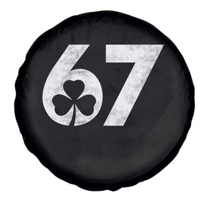 Funny St Patricks Day 67 Six Seven Vintage Shamrock Spare Tire Cover TS11 Print Your Wear